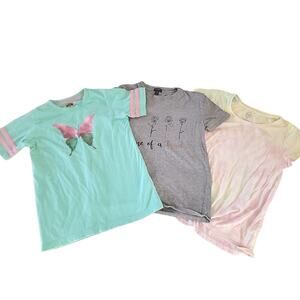 Graphic Tee Shirt Bundle Youth Girls Size Medium 8